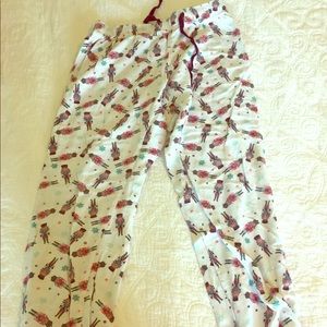 Old navy nutcracker PJ pants.